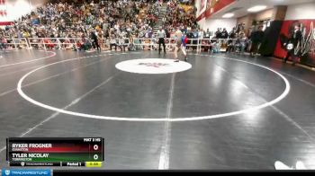 106 lbs Cons. Round 1 - Tyler Nicolay, Torrington vs Ryker Frogner, Evanston