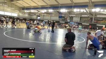 95 lbs 1st Place Match - Rowdy Angst, Victory vs Lucas Christopher, Fenton