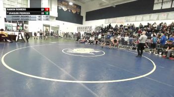 150 lbs Champ. Round 1 - Joaquin Pedroza, Costa Mesa vs Ramon Romero, Esperanza