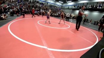 67 lbs Round Of 16 - Lilli Albiston, Geary Youth Wrestling vs David Wilson, Newcastle Youth Wrestling