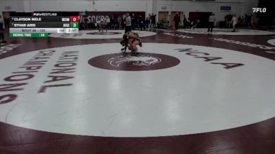 125 lbs Quarterfinal - Ethan Aird, Augsburg vs Clayson Mele, MSU Moorhead