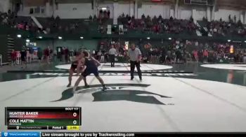 141 lbs Cons. Round 2 - Hunter Baker, Rochester University vs Cole Mattin, Michigan