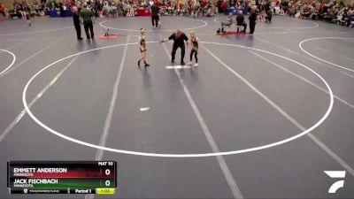 53-58 lbs Champ. Round 1 - Emmett Anderson, Minnesota vs Jack Fischbach, Minnesota