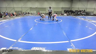 80 lbs Rr Rnd 2 - Haven Pohlsander, Super Girls K-6 Red vs Emeree Calkins, Mat Union Misfits K-6