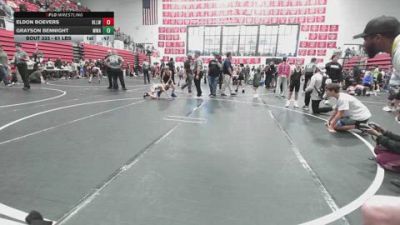 61 lbs Rr Rnd 2 - Eldon Boevers, Harrah Little League Wrestling vs Grayson Bennight, Moore Wrestling Academy