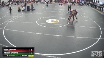 4A 215 lbs Quarterfinal - Angelo Spadaro, Pickens vs Zion Johnson, Westwood