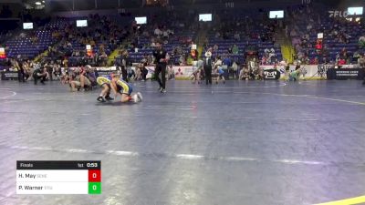 55 lbs Final - Harper May, Seneca Valley vs Paxton Warner, Titusville