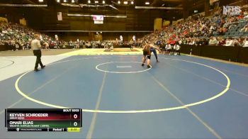 5A-215 lbs Cons. Round 2 - Keyven Schroeder, Great Bend vs Omari Elias, Wichita-Kapaun Mount Carmel