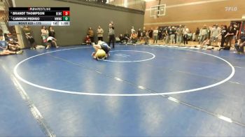 175 lbs Round 3 - Camron Pedigo, Mountain Man Wrestling Club vs Brandt Thompson, Bear Lake Wrestling Club