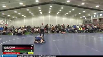 135 lbs Round 2 (6 Team) - Owen Jones, Montana White vs Lane Mitchel, Iowa Red