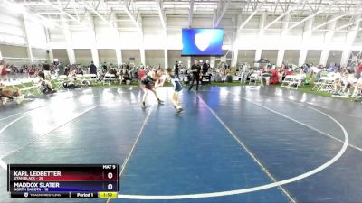 150 lbs Round 5 (6 Team) - Karl Ledbetter, Utah Black vs Maddox Slater, North Dakota