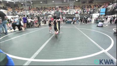 37-40 lbs Consi Of 8 #2 - Brook Eddins, Southmoore SaberCats Wrestling vs Lochlan Dixon, Noble Takedown Club