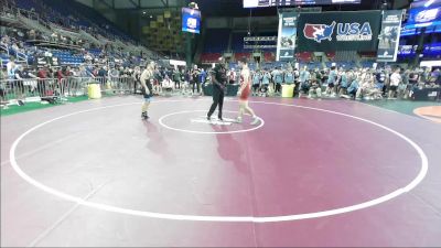 165 lbs Rnd Of 64 - Bo Thompson, WA vs Liam Crook, WI