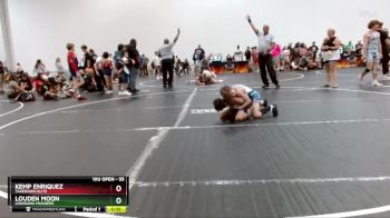 55 lbs Semifinal - Louden Moon, Louisiana Muggers vs Kemp Enriquez, Takedown Elite