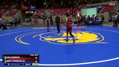 84 lbs Cons. Semi - Elijah Armenta, KS vs Robert Stegeman Jr., OK