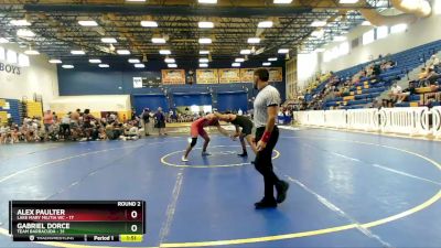 175 lbs Round 2 (8 Team) - Gabriel Dorce, Team Barracuda vs Alex Paulter, Lake Mary Militia WC