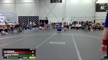 96 lbs Round 1 (4 Team) - DJ Torsone, Mat Warriors Orange vs Charlie Dunbar, Kraken