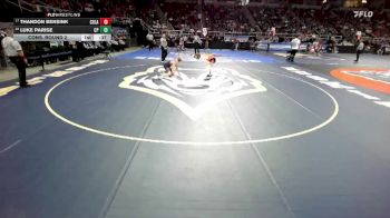 II-131 lbs Cons. Round 2 - Luke Parise, Carle Place vs Thandon Bensink, Chautauqua Lake