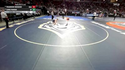 II-131 lbs Cons. Round 2 - Luke Parise, Carle Place vs Thandon Bensink, Chautauqua Lake