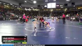 105 lbs Cons. Round 5 - Chloe Sheffield, Decorah vs Shelby Sullens, Wahlert, Dubuque