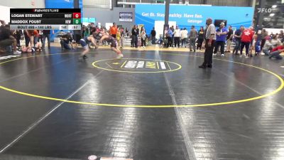 140 lbs Consi Of 4 - Logan Stewart, Worthington vs Maddox Foust, New Florence