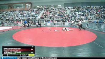 65-70 lbs Quarterfinal - Samantha Shepard, Kalispell Wrestling Club vs Jadalynn Martinez, Hermiston Wrestling