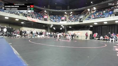 120 lbs Cons. Round 2 - Drea Lazzara, Addison (A. Trail) vs Lilyana Malagon, Unattached