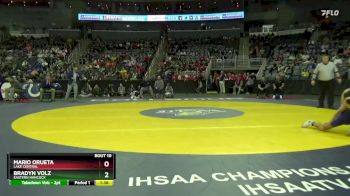 113 lbs Champ. Round 1 - Mario Orueta, Lake Central vs Bradyn Volz, Eastern Hancock