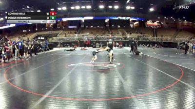 63 lbs Round 5 - Conrad Ball, Well Trained vs Logan Robinson, Charlotte Hammerheads