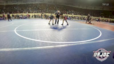 90 lbs 5th Place - Zaine Johnson, Plainview Youth Wrestling Club vs Ferris Funk, TEAM CONQUER