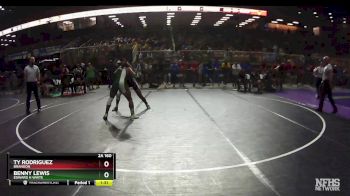 2A 160 lbs Quarterfinal - Ty Rodriguez, Brandon vs Benny Lewis, Edward H White