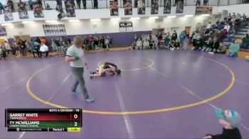 70 lbs Round 3 - Ty McWilliams, Lander Middle School vs Garret White, Thermopolis