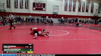 157 lbs Champ. Round 1 - Nick Peterson, Unattached vs Samuel Balderston, Umpqua Community College