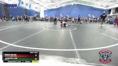 80 lbs Round 2 - Jameson Law, SlyFox vs Owen Kilian, Kansas Young Guns