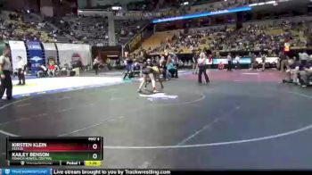 115 lbs Quarterfinal - Kirsten Klein, Festus vs Kailey Benson, Francis Howell Central