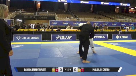 Paulo R. De Castro vs Damion Jeremy Triplett 2026 Pan Jiu Jitsu IBJJF Championship