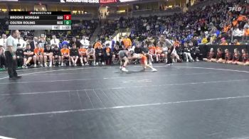 120 lbs Finals (1st & 3rd) - Brooks Morgan, Algona vs Colten Roling, West Delaware, Manchester