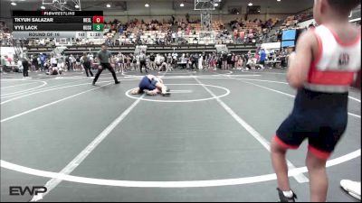 119 lbs Round Of 16 - Tkyuh Salazar, Wesley Wrestling Club vs Vye Lack, Husky WC