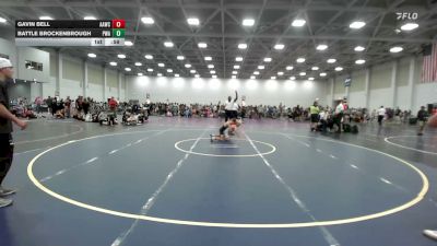 65 lbs Rr Rnd 2 - Gavin Bell, All American Wrestling Club Blue - EL vs Battle Brockenbrough, Parabellum Panthers - EL