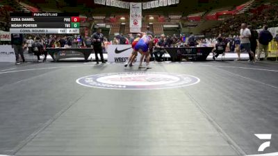 Cons. Round 3 - Ezra Daniel, Paloma Valley High School Wrestling vs Noah Porter, Tracy Wrestling Club