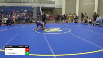 123 lbs Cons. Round 4 - Keegan Schlabach, Lagrange Wrestling Club vs Keith Parker, Indy West Wrestling Club