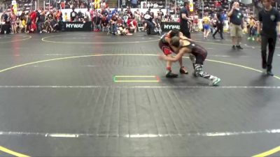 85 lbs Champ. Round 1 - Carter Payton-Bush, Mid Mitten WC vs Jordan Carringer, West Michigan Pursuit