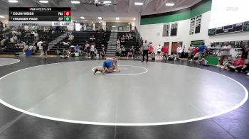 157 lbs Semifinal - Thunder Page, South Central Punishers vs Colin Weiss, Purler Wrestling Academy