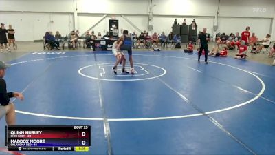 106 lbs 4th Wrestleback (16 Team) - Quinn Hurley, Ohio Grey vs Maddox Moore, Oklahoma Red