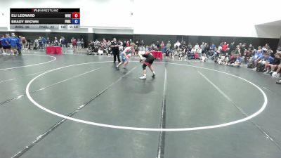 190 lbs Eli Leonard, Wisconsin Red vs Brady Brown, Pennsylvania Blue