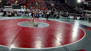 G 138 lbs Cons. Round 2 - Natalia Cox, New Plymouth vs Hallie Nash, Highland