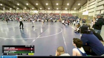 90 lbs Quarterfinal - Wyatt Powell, Victory Wrestling vs Henry Ayers, Wasatch Wrestling Club