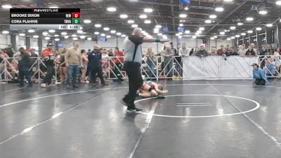 104 lbs Round 1 (9am Friday) - Cora Flahive, Team VA/USA vs Brooke Dixon, NEWHALE