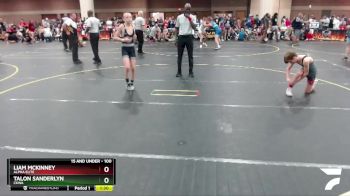 100 lbs Round 2 - Talon Sanderlyn, CKWA vs Liam McKinney, ALPHA ELITE