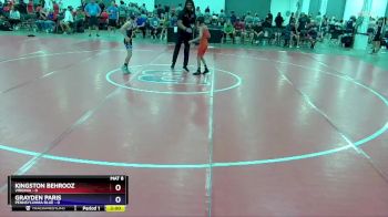 71 lbs Quarterfinals (8 Team) - Kingston Behrooz, Virginia vs Grayden Paris, Pennsylvania Blue